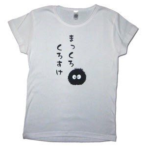 Studio Ghibli Totoro Soot Sprite White T Shirt Baby Doll