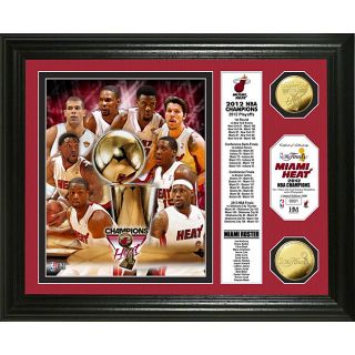2012 NBA Champions Banner Gold Coin Photo Mint Today $77.99