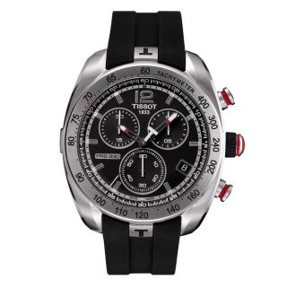 Tissot Mens PRS 330 Chronograph Black Dial Watch Today $759.99