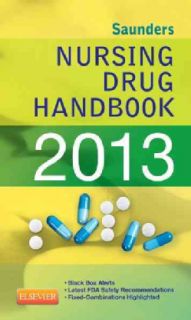 Saunders Nursing Drug Handbook 2013 (Paperback)
