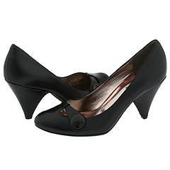 Kenneth Cole Reaction Bell issima Black Leather Pumps/Heels