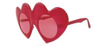 Fun and Funky Hearts Poker Party Sunglasses Shoes