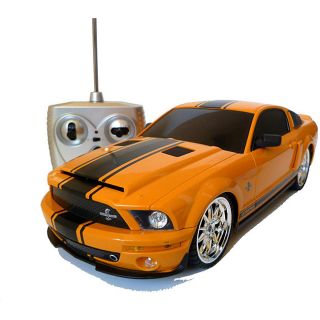 Remote Control 118 scale Orange Ford Mustang Cobra