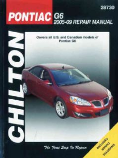 Repair Manual Pontiac G6, 2005 Thru 2009 (Paperback)