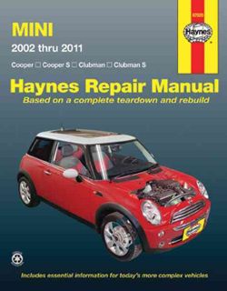 Haynes Mini Cooper, Cooper S, Clubman & Clubman S Automotive Reapir