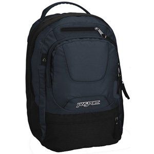 JanSport Air Cure Backpack (Deep Navy/Black) Clothing
