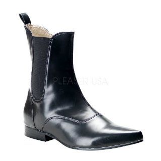 Beatle Ankle Boot Black Nappa Pu Shoes