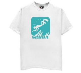 Scuba Diving Silhouette T Shirt: Clothing