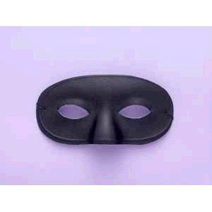 Four Pack Domino Black Adult Half/Eye Masquerade Mask