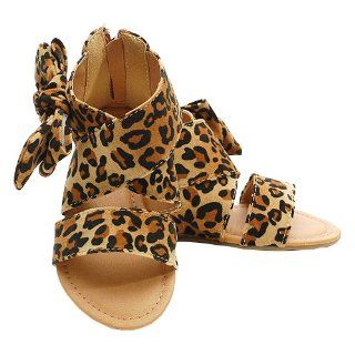 Leopard Print Ankle Bow Strappy Sandals Shoes: Forever Link: Shoes