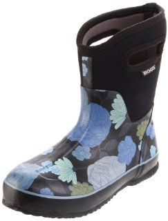 Bogs Womens Classic Mid Jardin Rain Boot Shoes