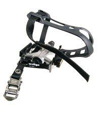 Wellgo 9/16 ALLOY Pedals W/TOECLIPS & STRAPS INCLUDES