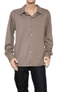 Mens Skinstinct L/S Bamboo Button Down Shirt in Taupe