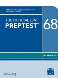 The Official Lsat Preptest 68 Dec. 2012 Lsat (Paperback) Today $7.77