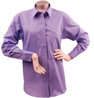 Foxcroft Wrinkle Free Solid Shirt, Basic Fit, Light Iris