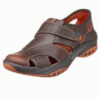 privo Mens Tek Sandal, Brown Oily Nubuck, 7 M Shoes