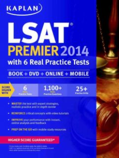 Kaplan Lsat Premier 2014 With 6 Real Practice Tests With 6 Practice