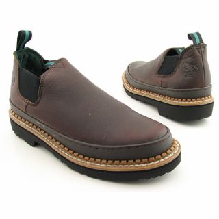 Georgia Mens Romeo Giant Brown Work Shoes (Size 13)