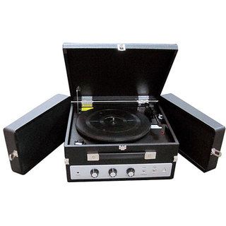 Pyle PLTTB8UI Fold Out Speaker Vinyl Turntable Record Player