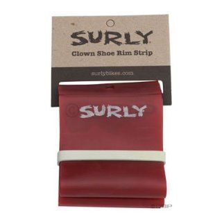 Surly Rim Strip Clown Shoe 75mm Red: Sports & Outdoors