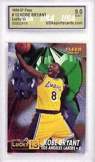 Kobe Bryant #13 Rookie Card (Mint 9)