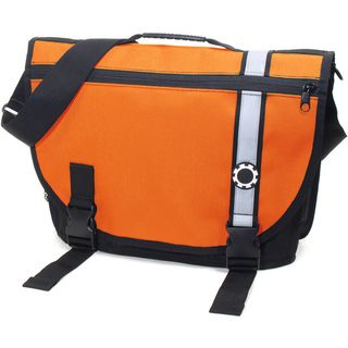 DadGear Orange Retro Stripe Diaper Bag