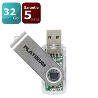 Platinum Clé USB 32 Go Transparente   Achat / Vente CLE USB Platinum