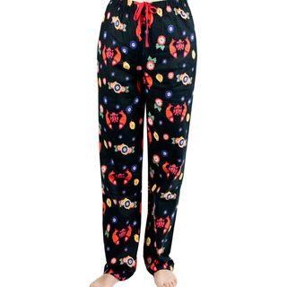 Leisureland Womens Japanese Koi Flannel Lounge Pants