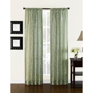 Heirloom Embroidered 84 inch Curtain Panel