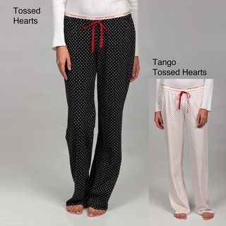 Tommy Hilfiger Womens Heart Print Pajama Pants