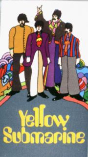 The Beatles Yellow Submarine Group Shot Lucite Keychain