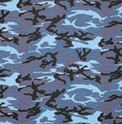 Blue Camouflage Bandanas Wholesale Clothing