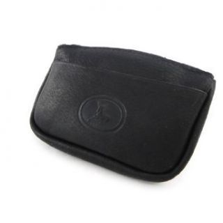 Leather wallet Frandi authentic black (flat). Clothing