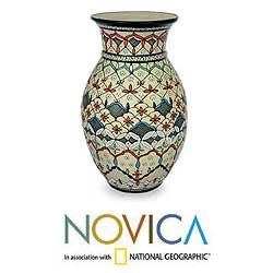 Ceramic Enchanted Skies Vase (Mexico)