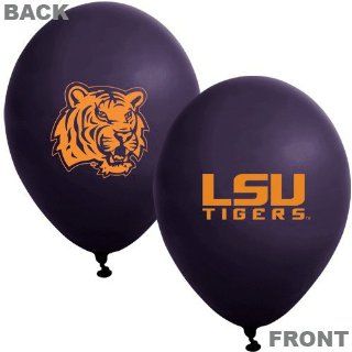 Collegiate Latex Balloons Lsu Package of 10 Sports