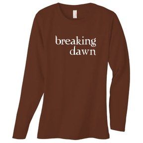 Breaking Dawn on Long Sleeve Womens Cotton T Shirt (in 9