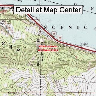 USGS Topographic Quadrangle Map   White Salmon, Washington
