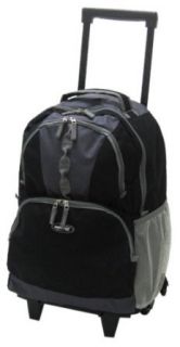Olympia 18 Rolling Backpack, Black, One Size Clothing