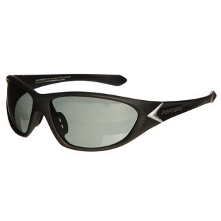 Peppers Silverthrone Mens Black Polarized Sport Sunglasses