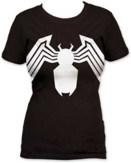 Venom Suit Spiderman Juniors Womens T shirt Clothing