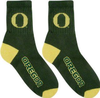 Oregon Ducks Team Color Quarter Socks