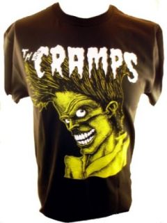 The Cramps Mens T Shirt   Weird Green Zombie Guy Clothing