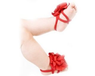 Baby Girl Cotton Pram Barefoot Shoes Infant Toddler Socks Red: Shoes