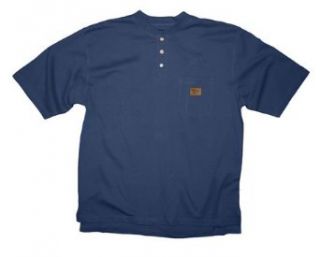 Walls 56590 Mens Work Premium Weight Pocket Henley Shirt