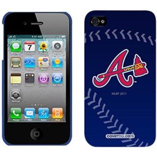 MLB Atlanta Braves iPhone 4/4S Baseball Slider Case   Navy