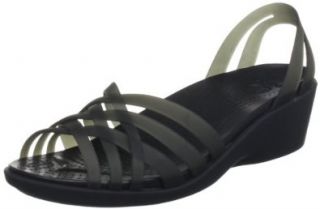 crocs Womens 14384 Huarache Mini Wedge Shoes