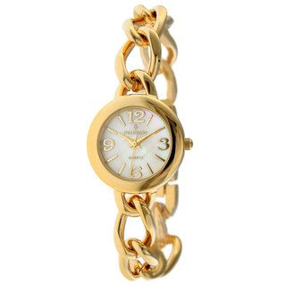 Peugeot Womens 3774G Mother of Pearl Goldtone Watch