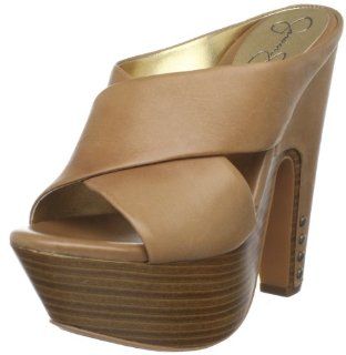 Simpson Womens Tova Platform Sandal,Wood Laura Leather,5 M US Shoes