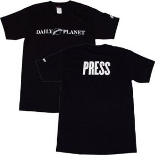 Superman Daily Planet Press Mens T Shirt Clothing
