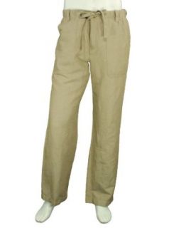 Perry Ellis Mens Linen Drawstring Pant Size 38 Clothing
